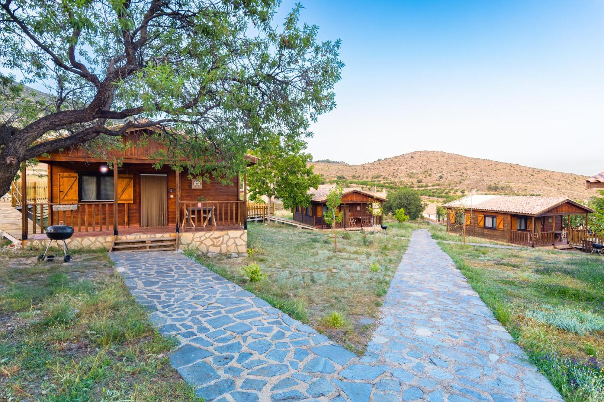 Aldea Los Odres - Cabanas De Madera De 1ª Con Piscina Privada Y Bbq En La Puerta Moratalla  Ruang foto